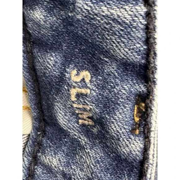 American Eagle Airflex+ Jeans Men 32x34 Blue Stone Wash Slim Whisker Denim - Picture 4 of 10